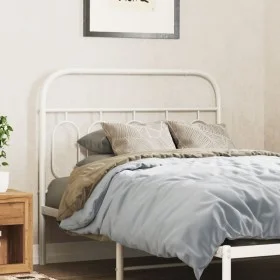 White metal headboard 100 cm by , Headboards and footboards - Ref: Foro24-377195, Price: 32,51 €, Discount: %