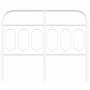 Cabecero de metal blanco 120 cm de , Cabeceros y pies de cama - Ref: Foro24-377197, Precio: 38,48 €, Descuento: %