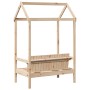 Banco con techo madera maciza de pino 117,5x70x176,5 cm de , Bancos - Ref: Foro24-846994, Precio: 124,09 €, Descuento: %