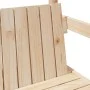 Banco con techo madera maciza de pino 117,5x70x176,5 cm de , Bancos - Ref: Foro24-846994, Precio: 122,32 €, Descuento: %