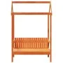 Banco con techo madera maciza pino marrón cera 117,5x70x176,5cm de , Bancos - Ref: Foro24-846996, Precio: 114,82 €, Descuento: %