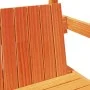 Banco con techo madera maciza pino marrón cera 117,5x70x176,5cm de , Bancos - Ref: Foro24-846996, Precio: 114,82 €, Descuento: %