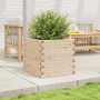 Jardinera de madera maciza de pino 50x50x46 cm de , Maceteros y jardineras - Ref: Foro24-3282404, Precio: 102,26 €, Descuento: %