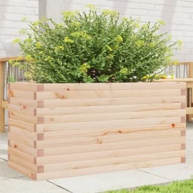 Jardinera de madera maciza de pino 90x40x46 cm by , Pots and planters - Ref: Foro24-3282444, Price: 126,46 €, Discount: %