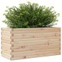 Jardinera de madera maciza de pino 90x40x46 cm de , Maceteros y jardineras - Ref: Foro24-3282444, Precio: 126,46 €, Descuento: %