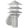 Aplique de exterior de acero inoxidable plateado de , Iluminación de exterior - Ref: Foro24-4006228, Precio: 29,09 €, Descuen...