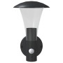 Aplique de exterior con sensor acero inoxidable negro de , Iluminación de exterior - Ref: Foro24-4006242, Precio: 34,19 €, De...