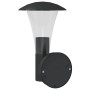 Aplique de exterior con sensor acero inoxidable negro de , Iluminación de exterior - Ref: Foro24-4006242, Precio: 34,19 €, De...