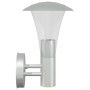 Apliques de exterior 2 unidades acero inoxidable plateado de , Iluminación de exterior - Ref: Foro24-4006237, Precio: 47,11 €...