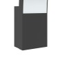 Lámparas de pared LED de exterior 2 uds aluminio fundido negro de , Iluminación de exterior - Ref: Foro24-4006261, Precio: 51...