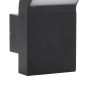 Lámpara de pared LED de exterior aluminio fundido negro de , Iluminación de exterior - Ref: Foro24-4006268, Precio: 30,88 €, ...