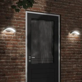 Lámparas de pared LED de exterior 2 uds aluminio fundido negro by , Outdoor lighting - Ref: Foro24-4006277, Price: 53,58 €, D...