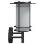 Apliques de exterior 2 unidades acero inoxidable negro de , Iluminación de exterior - Ref: Foro24-4006289, Precio: 62,73 €, D...