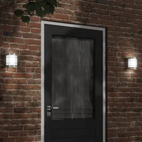 Apliques de exterior 2 unidades acero inoxidable plateado de , Iluminación de exterior - Ref: Foro24-4006296, Precio: 32,69 €...