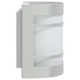 Apliques de exterior 2 unidades acero inoxidable plateado de , Iluminación de exterior - Ref: Foro24-4006296, Precio: 33,21 €...