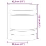 Apliques de exterior 2 unidades acero inoxidable plateado de , Iluminación de exterior - Ref: Foro24-4006296, Precio: 33,21 €...