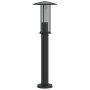 Lámpara de suelo de exterior acero inoxidable negro 60 cm de , Iluminación de exterior - Ref: Foro24-4006353, Precio: 35,92 €...