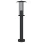 Lámpara de suelo de exterior acero inoxidable negro 60 cm de , Iluminación de exterior - Ref: Foro24-4006353, Precio: 35,92 €...