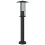 Lámpara de suelo de exterior acero inoxidable negro 60 cm de , Iluminación de exterior - Ref: Foro24-4006353, Precio: 35,92 €...