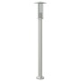 Lámpara de suelo de exterior acero inoxidable plateado 100 cm de , Iluminación de exterior - Ref: Foro24-4006351, Precio: 48,...