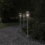 Lámpara de suelo de exterior acero inoxidable plateado 100 cm de , Iluminación de exterior - Ref: Foro24-4006351, Precio: 48,...