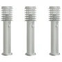 Lámparas de suelo de exterior con sensor 3 uds acero inox 60 cm de , Iluminación de exterior - Ref: Foro24-4006366, Precio: 1...