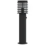 Lámparas de suelo exterior con sensor 3 uds acero negro 60 cm de , Iluminación de exterior - Ref: Foro24-4006370, Precio: 119...