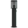 Lámparas de suelo exterior con sensor 3 uds acero negro 60 cm de , Iluminación de exterior - Ref: Foro24-4006370, Precio: 121...
