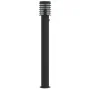 Lámparas de suelo exterior con sensor 3 uds acero negro 110 cm de , Iluminación de exterior - Ref: Foro24-4006372, Precio: 15...