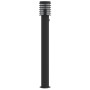 Lámparas de suelo exterior con sensor 3 uds acero negro 110 cm de , Iluminación de exterior - Ref: Foro24-4006372, Precio: 15...