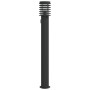 Lámpara de suelo de exterior con enchufe acero negro 110 cm de , Iluminación de exterior - Ref: Foro24-4006379, Precio: 64,37...