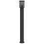 Lámpara de suelo de exterior con enchufe acero negro 110 cm de , Iluminación de exterior - Ref: Foro24-4006379, Precio: 64,37...