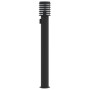 Lámpara de suelo de exterior con enchufe acero negro 110 cm de , Iluminación de exterior - Ref: Foro24-4006379, Precio: 64,37...