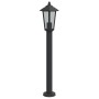 Lámpara de suelo de exterior acero inoxidable negro 80 cm de , Iluminación de exterior - Ref: Foro24-4006385, Precio: 45,04 €...