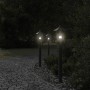 Lámpara de suelo de exterior acero inoxidable negro 80 cm de , Iluminación de exterior - Ref: Foro24-4006385, Precio: 45,04 €...