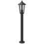 Lámpara de suelo de exterior acero inoxidable negro 80 cm de , Iluminación de exterior - Ref: Foro24-4006385, Precio: 45,04 €...