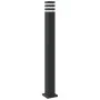 Lámparas de suelo de exterior 3 unidades aluminio negro 110 cm de , Iluminación de exterior - Ref: Foro24-4006398, Precio: 15...