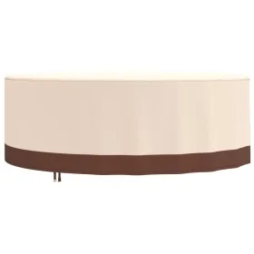 Gartenmöbelabdeckung rund Oxford 600D beige Ø 244x71 cm von , Abdeckungen für Gartenmöbel - Ref: Foro24-359654, Preis: 62,79 ...