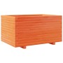 Jardinera madera maciza de pino marrón cera 90x60x49,5 cm de , Maceteros y jardineras - Ref: Foro24-847385, Precio: 161,31 €,...