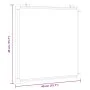 Pizarra magnética aluminio 40x40x1,7 cm de , Paneles de exposición - Ref: Foro24-4005344, Precio: 23,87 €, Descuento: %