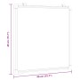 Pizarra magnética aluminio 40x40x1,7 cm de , Paneles de exposición - Ref: Foro24-4005344, Precio: 24,39 €, Descuento: %