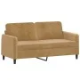 Dreiteiliges Sofaset mit braunen Samtkissen. von , Sofas - Ref: Foro24-3202011, Preis: 499,13 €, Rabatt: %