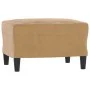 Juego de sofás con cojines 3 piezas terciopelo marrón de , Sofás - Ref: Foro24-3202011, Precio: 499,13 €, Descuento: %