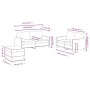 Dreiteiliges Sofaset mit braunen Samtkissen. von , Sofas - Ref: Foro24-3202011, Preis: 499,13 €, Rabatt: %