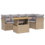 Juego de sofás jardín con cojines 5 pzas ratán sintético beige de , Conjuntos de jardín - Ref: Foro24-3270821, Precio: 410,89...