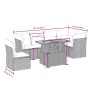 Set sofás de jardín 7 piezas y cojines ratán sintético beige de , Conjuntos de jardín - Ref: Foro24-3270856, Precio: 464,94 €...