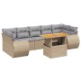 Juego de sofás de jardín con cojines beige 8 pzas ratán PE de , Conjuntos de jardín - Ref: Foro24-3272109, Precio: 569,51 €, ...