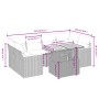 Set sofás de jardín 7 piezas y cojines ratán sintético beige de , Conjuntos de jardín - Ref: Foro24-3272977, Precio: 471,74 €...