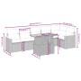Set sofás de jardín 7 piezas y cojines ratán sintético beige de , Conjuntos de jardín - Ref: Foro24-3273088, Precio: 473,39 €...