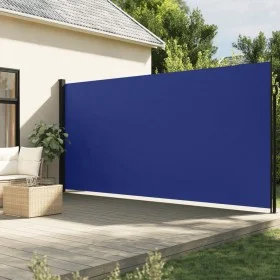 Toldo lateral retráctil azul 220x500 cm de , Sombrillas - Ref: Foro24-4004476, Precio: 141,33 €, Descuento: %